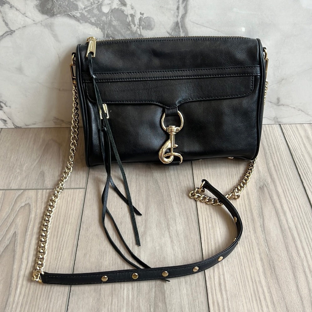 Rebecca Minkoff MAC Crossbody, black leather